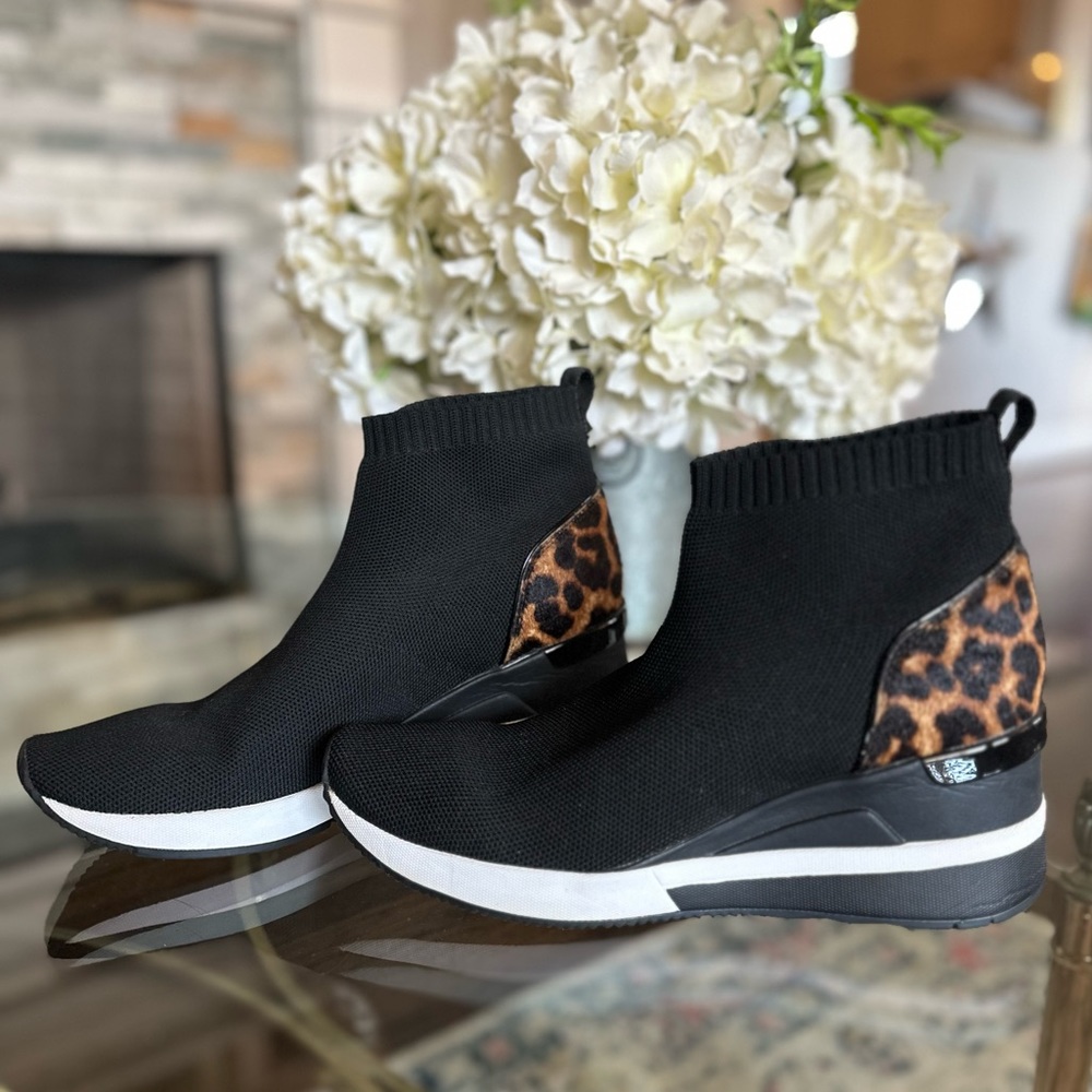 Michael Kors “Skylar” Stretch-Knit Sock Sneaker